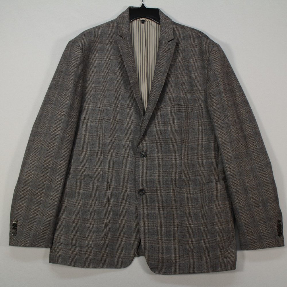 Mattarazi Uomo Blazer Men's 58-L Half-Lined Beige Long Sleeve Wool